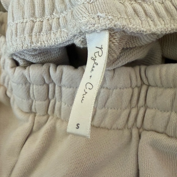 Rylee Cru Cream Joggers - Picture 4 of 7